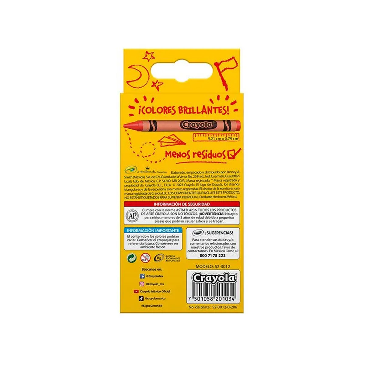 12 Crayones Estándar - Imagen 5