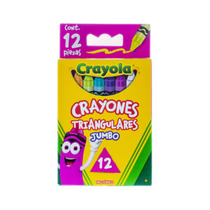 12 Crayones Triangulares
