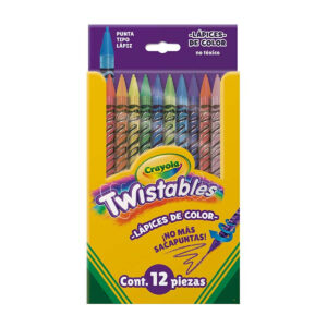 12 Lápices de Color Twistables ® (giratorios)