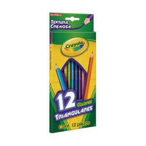 12 Lápices Triangulares de Colores