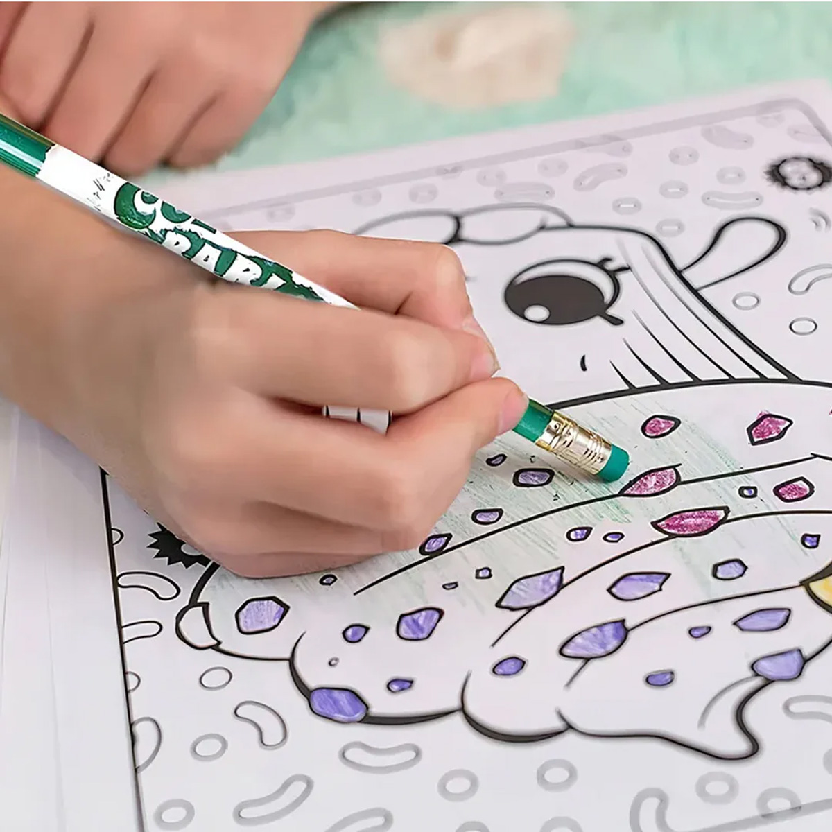 12 Lápices Borrables de Colores - Imagen 3