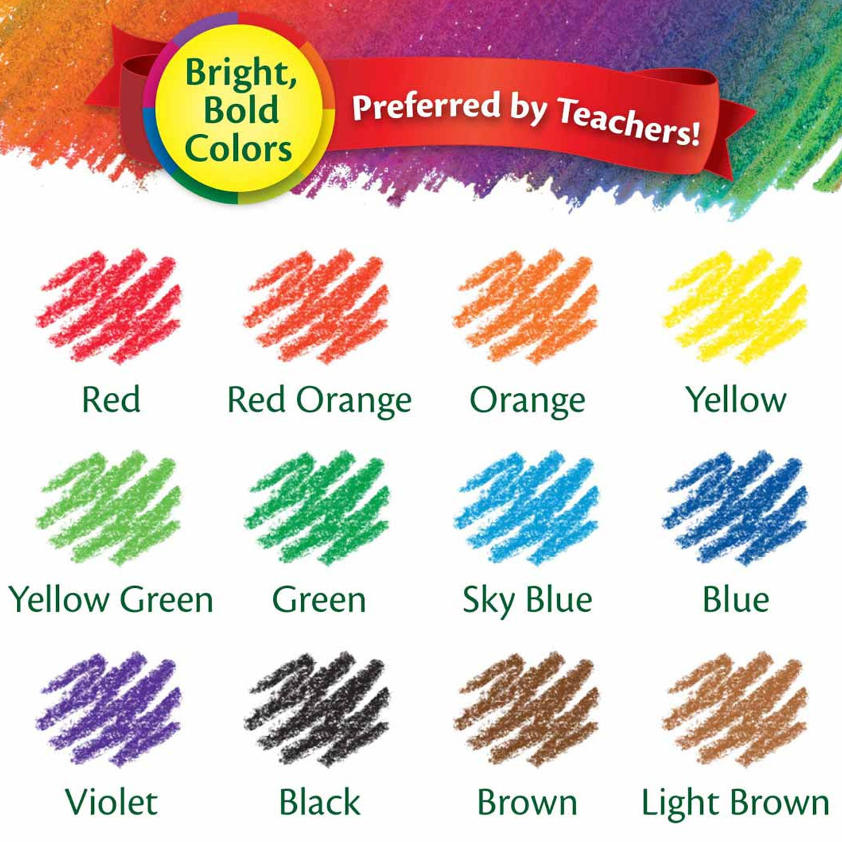 12 Lápices Borrables de Colores - Imagen 2